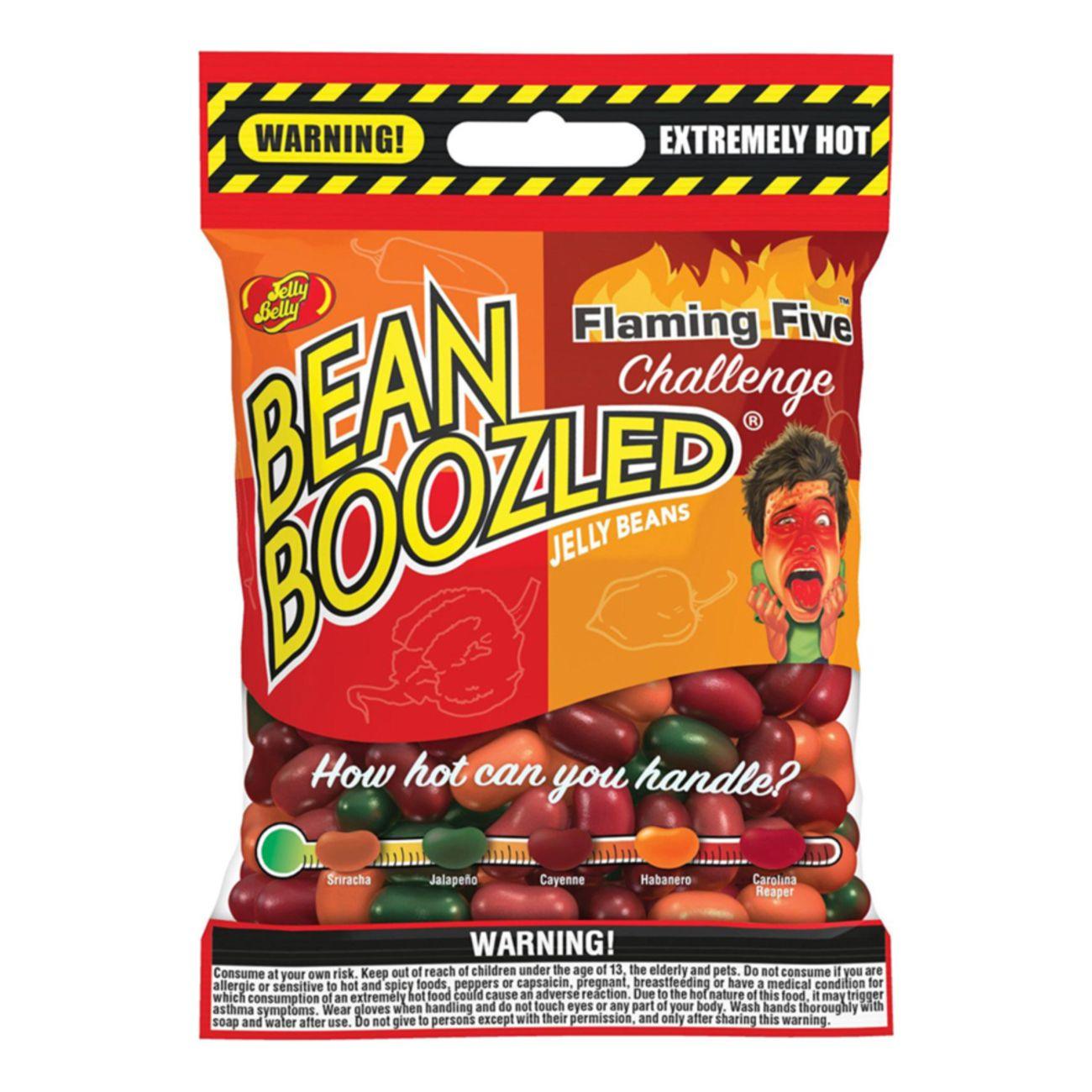 Jelly Belly Bean Boozled Fiery Five Candy Bag 54G - Extreme Snacks
