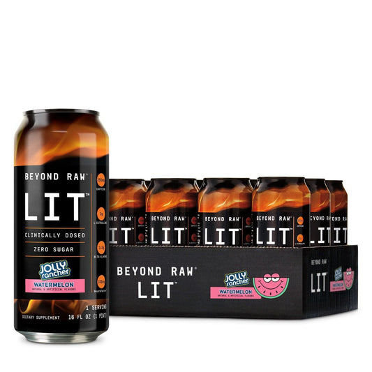 Beyond Raw LIT Jolly Rancher Watermelon Energy Drink - Extreme Snacks