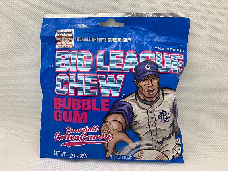 Big League Chew Bubble Gum Curveball Cotton Candy - Extreme Snacks