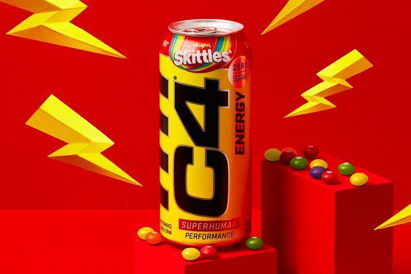 C4 Original Skittles Energy Drink - Extreme Snacks