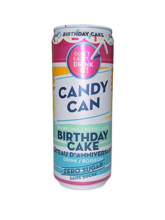 Candy Can Sparkling Birthday Cake - Extreme Snacks