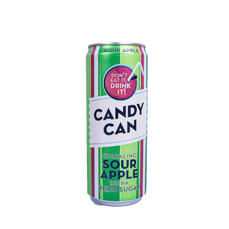 Candy Can Sparkling Sour Apple - Extreme Snacks