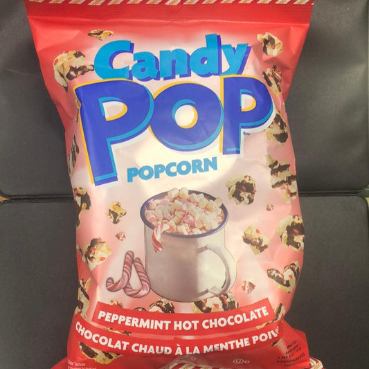 Candy Pop Popcorn - Peppermint Hot Chocolate 149G - Extreme Snacks