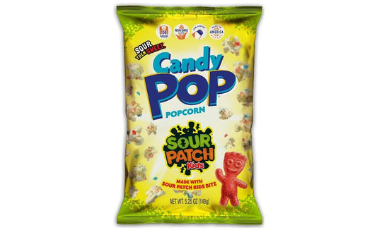 Candy Pop Popcorn - Sour Patch Kids - 5.25 OZ - Extreme Snacks