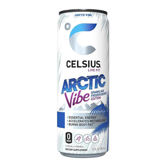 Celsius Live Fit Energy Sparkling Water - Arctic Freeze Berry - Extreme Snacks