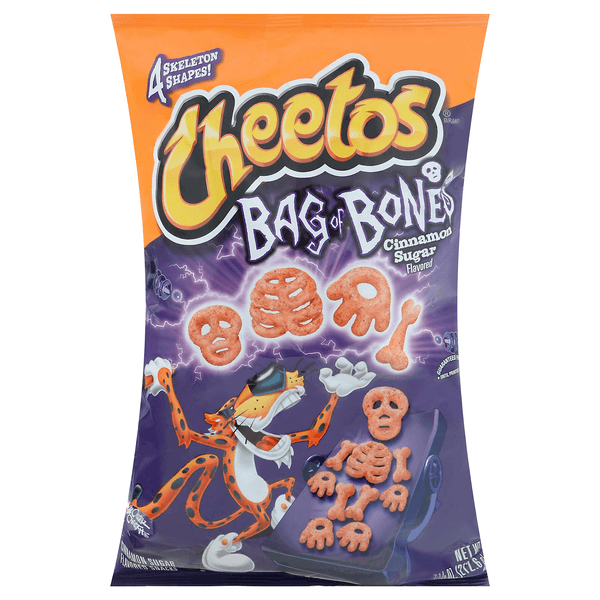 Cheetos Bag Of Bones White Cheddar Cheese Flavor 14OZ - Extreme Snacks
