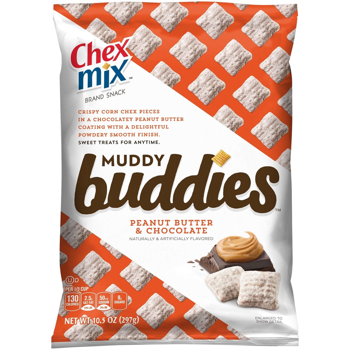 Chex Mix Muddy Buddies Peanut Butter & Chocolate 10.5 OZ - Extreme Snacks
