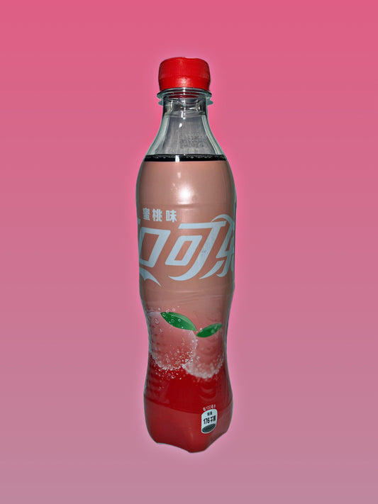 Coca Cola Peach Bottle 500ML China Edition - Extreme Snacks