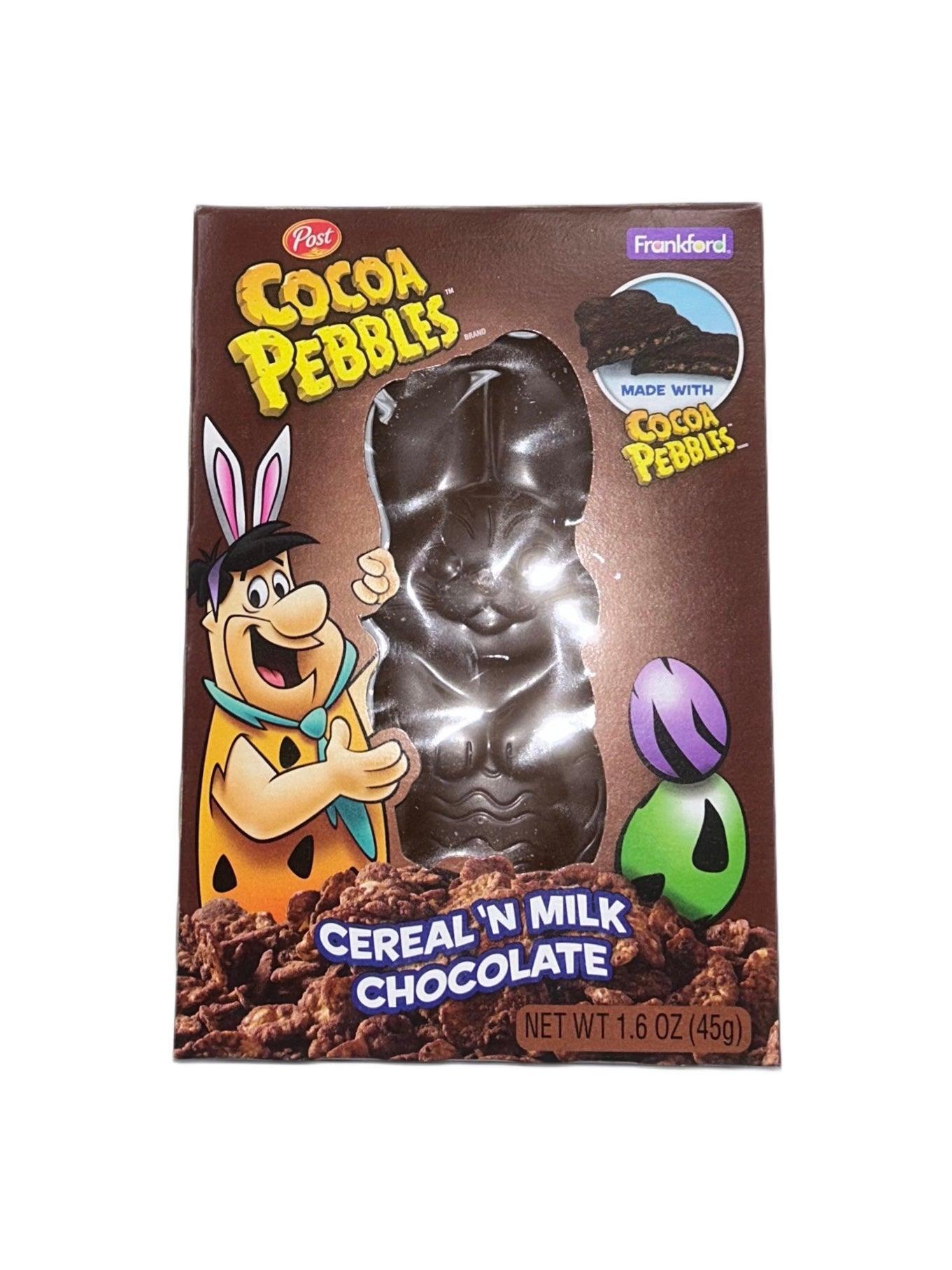 Cocoa Pebbles Cereal 'N Milk Easter Bunny - Extreme Snacks