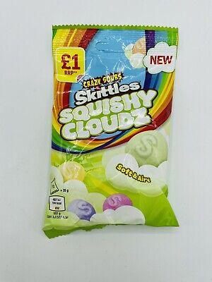 Crazy Sours Skittles Squishy Cloudz - 70G - Extreme Snacks
