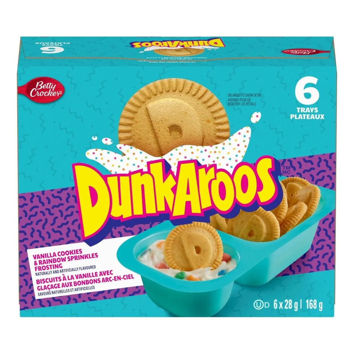 Dunkaroo Icing DunkAroos Vanilla Cookies & Rainbow Sprinkles Frosting