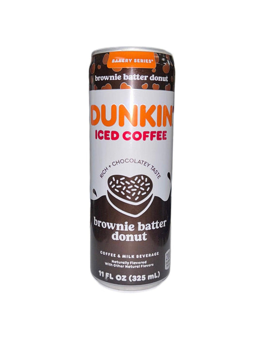 Dunkin' Iced Coffee Brownie Batter Donut Drink - Extreme Snacks
