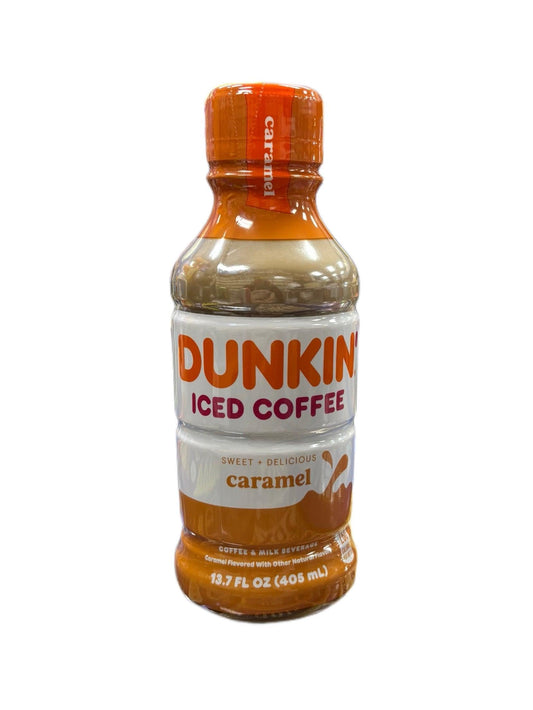 Dunkin' Iced Coffee Caramel Drink - Extreme Snacks