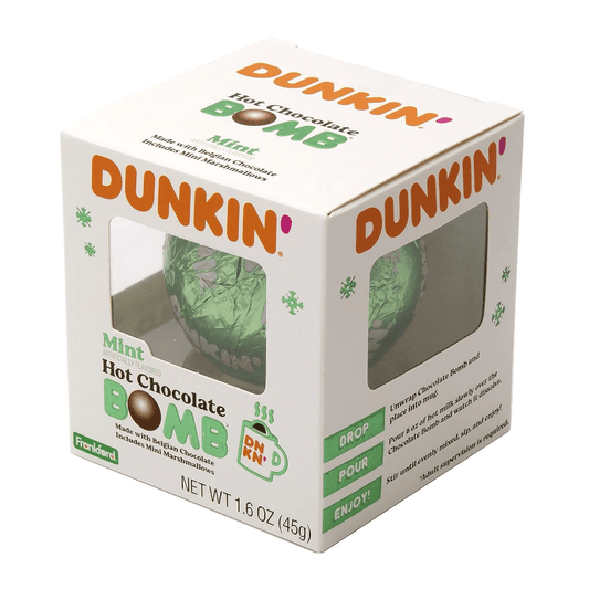 Dunkin' Mint Hot Chocolate Bomb - Extreme Snacks