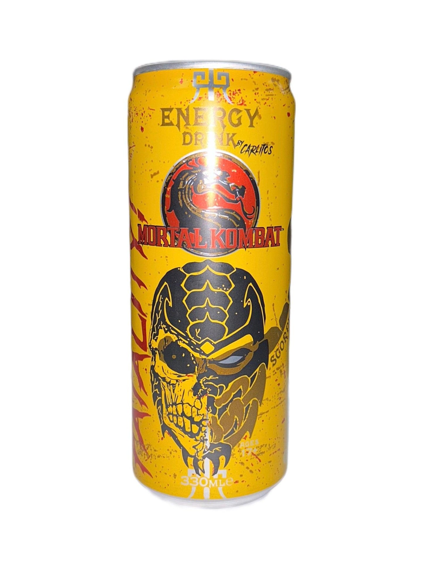Energy Drink By Carlitos Mortal Kombat Scorpion 330ML - Extreme Snacks