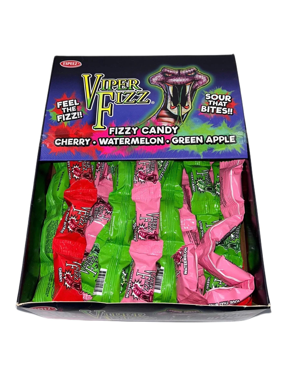 Fizzy Fizz Espeez Viper Fizz Sour Fizzy Candy