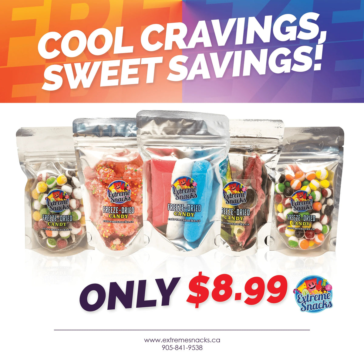 Extream Snacks Extreme Snacks Freeze Dried Puffs Original Candy