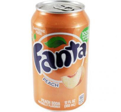Fanta Peach Can 355ML - Extreme Snacks