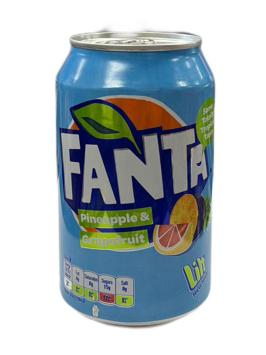 Fanta Pineapple & Grapefruit Can 330ML - Extreme Snacks