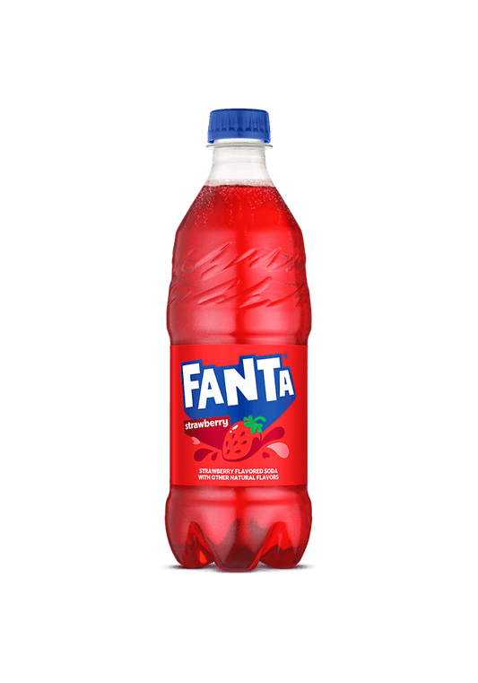 Fanta Strawberry Bottle 591ML - Extreme Snacks