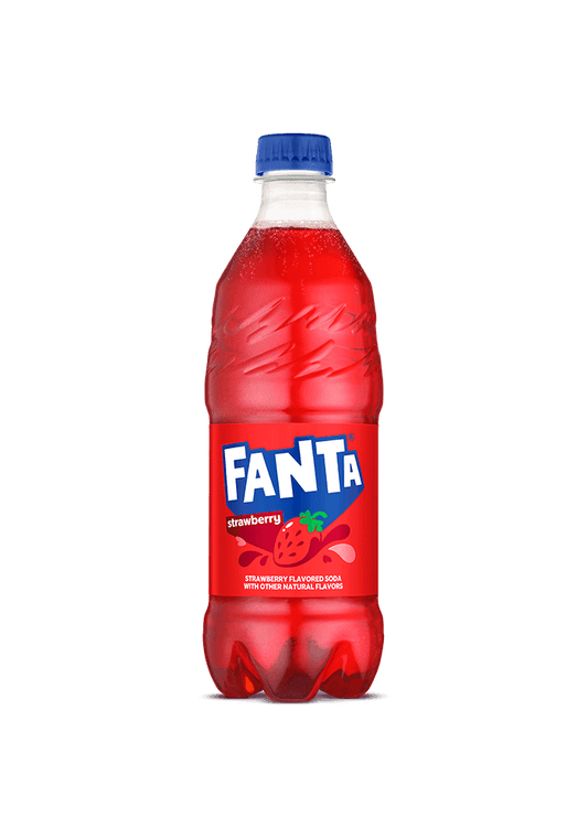 Fanta Strawberry Bottle 591ML - Extreme Snacks