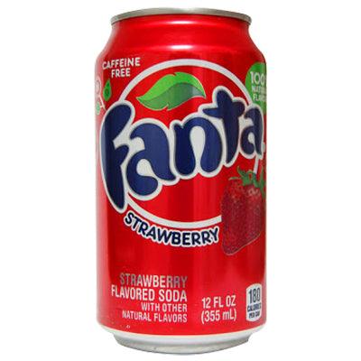 Fanta Strawberry Can 355ML - Extreme Snacks