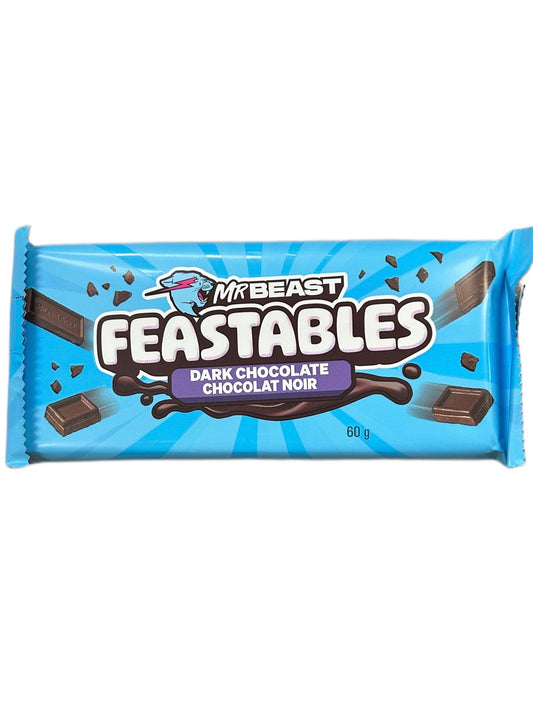 Feastables Mr.Beast Dark Chocolate 60G *NEW DESIGN* - Extreme Snacks