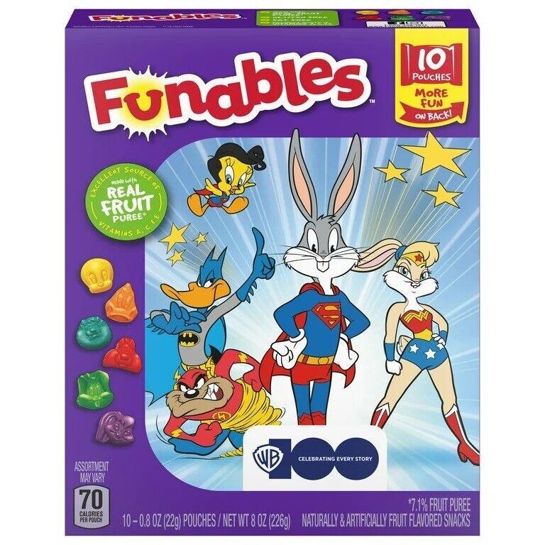 Funables Looney Tune Fruit Snacks - 10 Pouches - Extreme Snacks