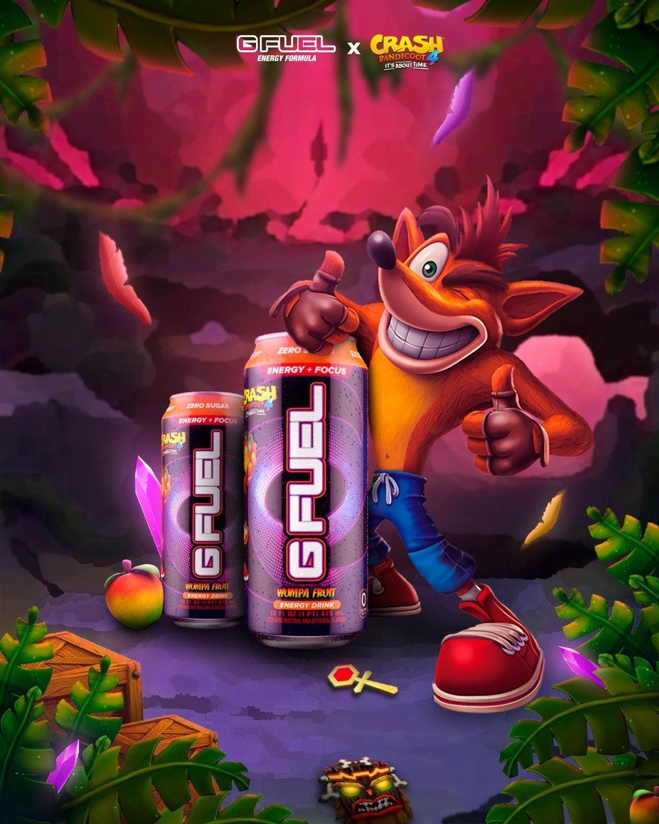 G Fuel, Sugar Free Energy Drink, Wumpa Fruit, 16 fl - Extreme Snacks