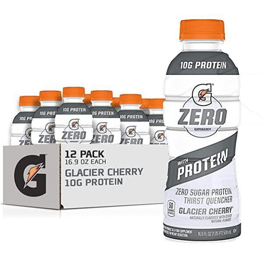 Gatorade Zero Sugar Glacier Cherry with Protein - Extreme Snacks