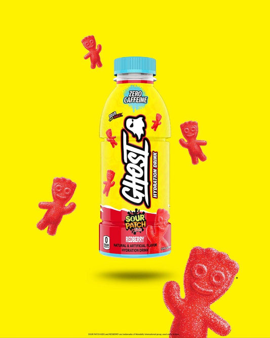 Ghost Hydration Sour Patch Kids Redberry 500ML - Extreme Snacks