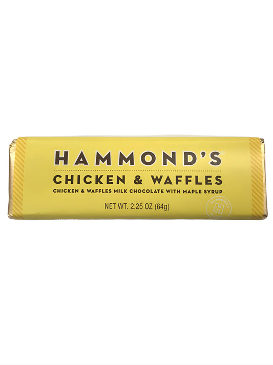 Hammond's Chicken & Waffles Chocolate Bar 64G - Extreme Snacks