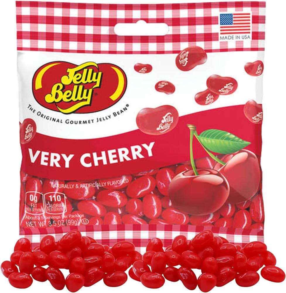 Jelly Belly Very Cherry Candy Bag 100G - Extreme Snacks
