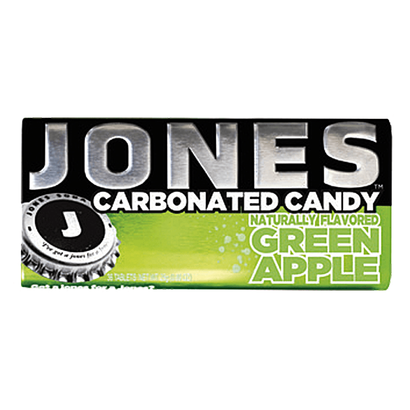 Jones Carbonated Candy - Green Apple 25G - Extreme Snacks