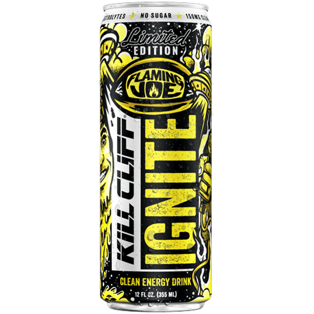 Kill Cliff Ignite Flaming Joe Energy Drink Joe Rogan
