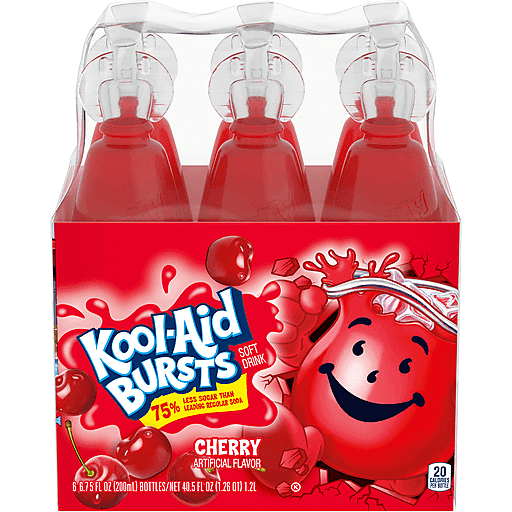 Kool-Aid Bursts Cherry 6 Pk - Extreme Snacks