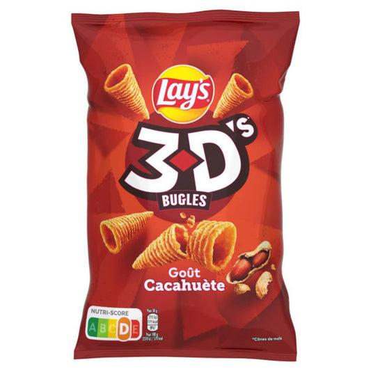 Lay's 3D's Bugles Cacahuete - France 85G - Extreme Snacks