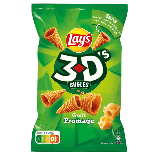 Lay's 3D's Bugles Fromage - France 85G - Extreme Snacks