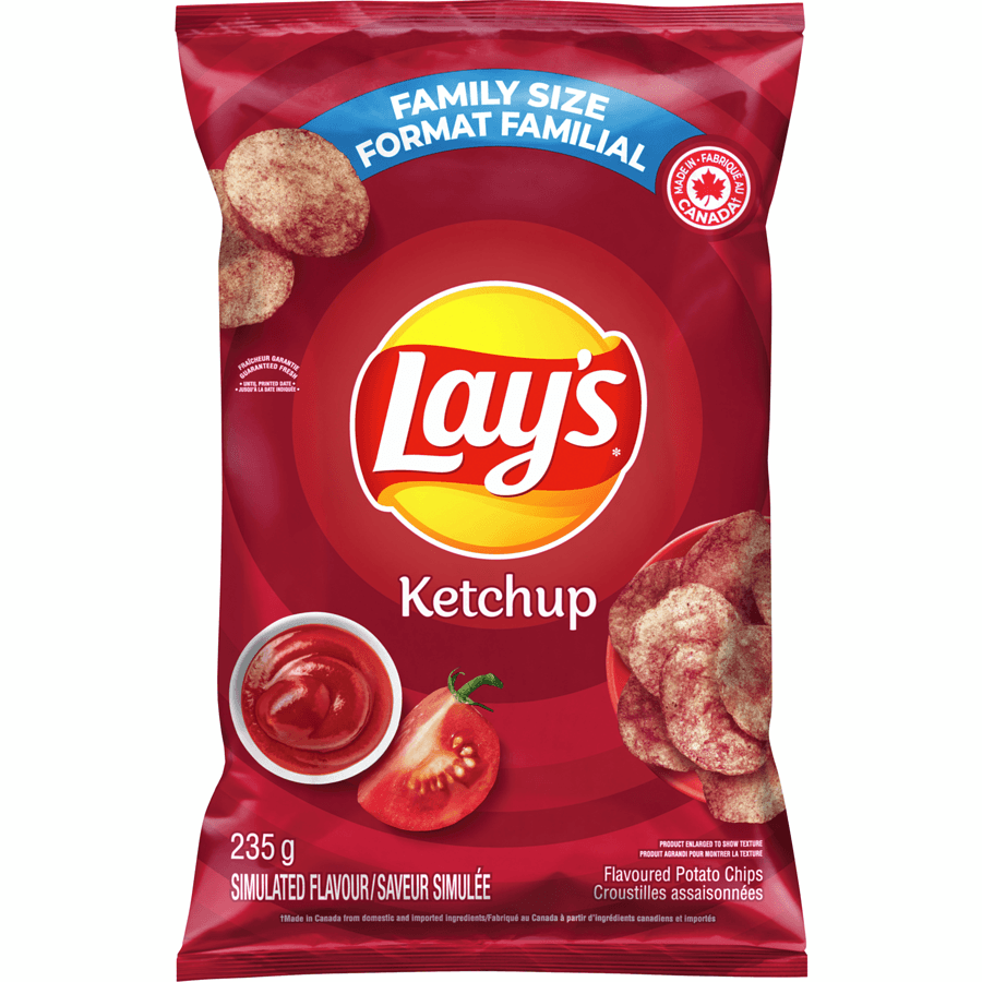 Lays Ketchup Chips - 235G - Extreme Snacks