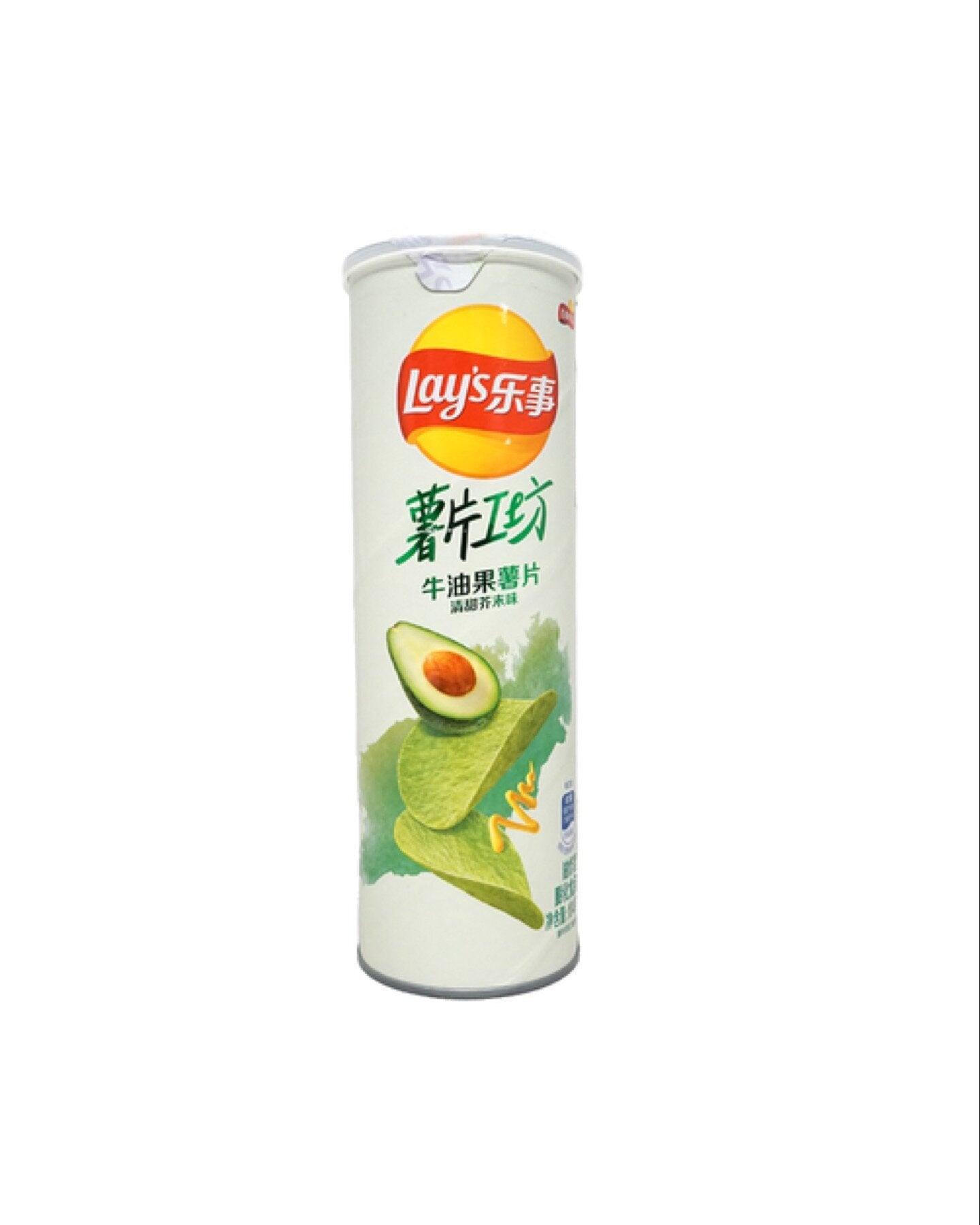 Lays Stax Avocado & Sweet Mustard Wasabi China Edition - Extreme Snacks