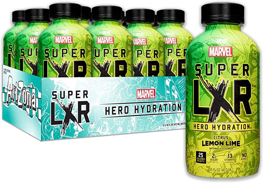 Marvel Super LXR Hero Hydration by Arizona Citrus Lemon Lime