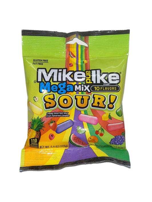 Mike & Ike Mega Mix Sour Bag 5OZ - Extreme Snacks