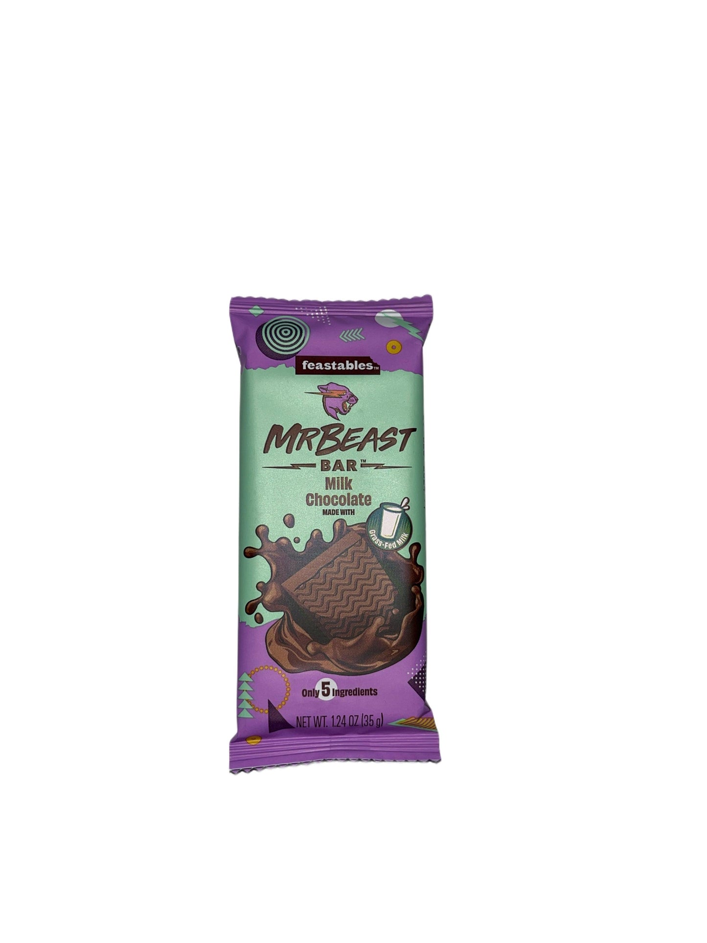 Mini Mr.Beast Milk Chocolate Bar - Extreme Snacks