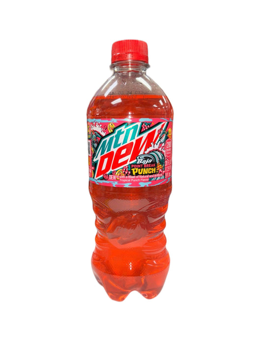 Mountain Dew Baja Point Break Punch Bottle 591ML - Extreme Snacks