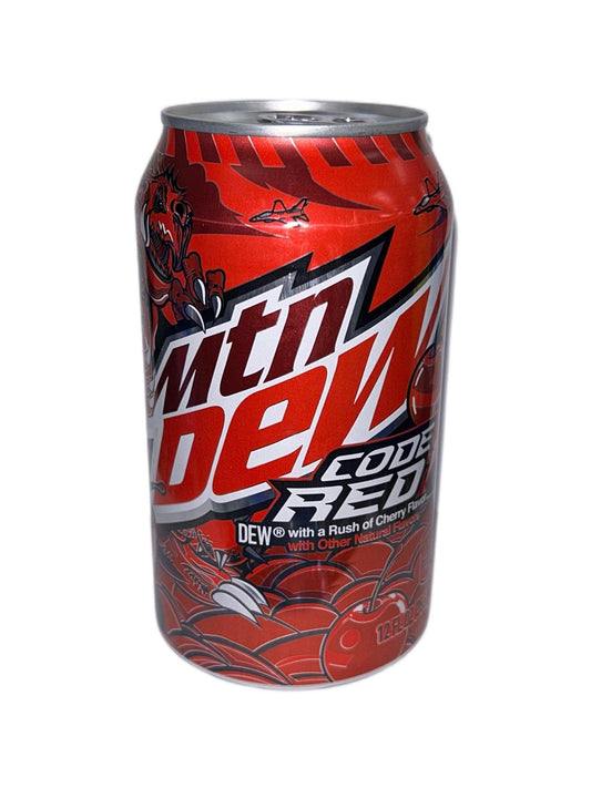 Mountain Dew Code Red Can 355ML - Extreme Snacks