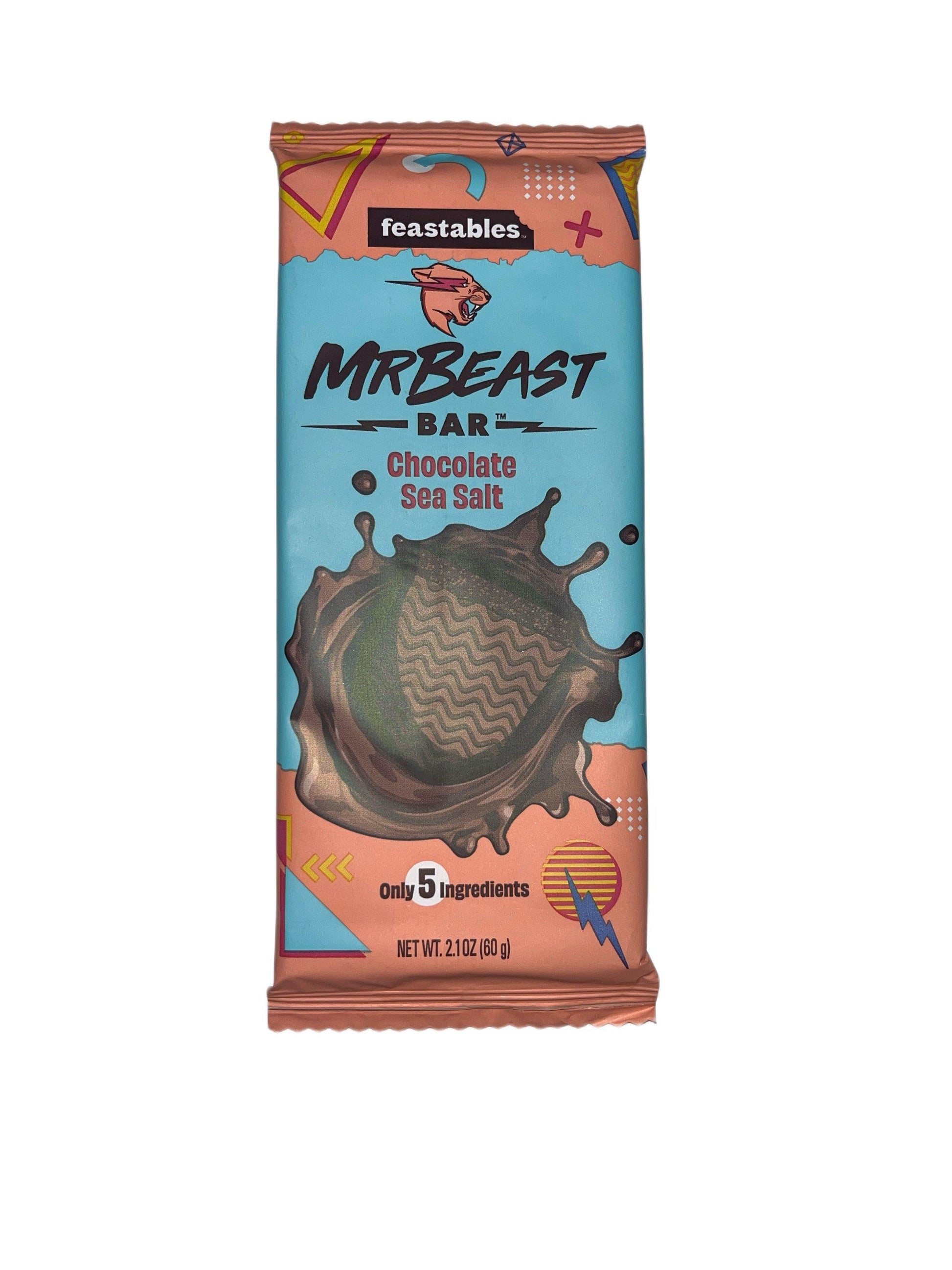 Mr. Beast Chocolate Bar - Sea Salt - Extreme Snacks