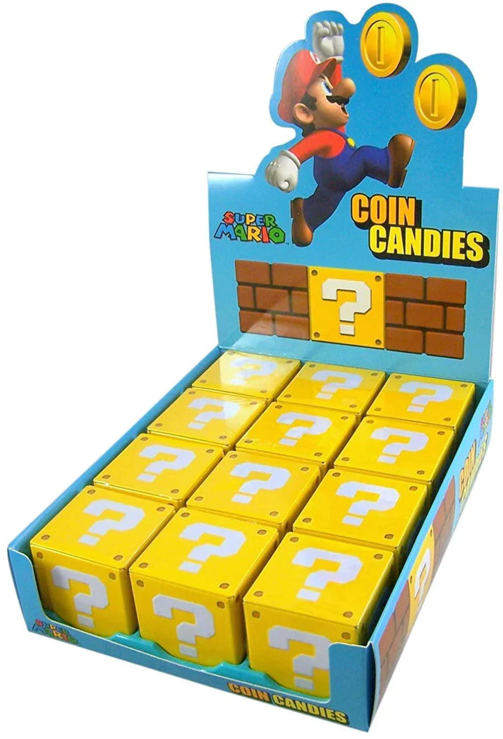 Nintendo Super Mario Question Mark Box Coin Candy