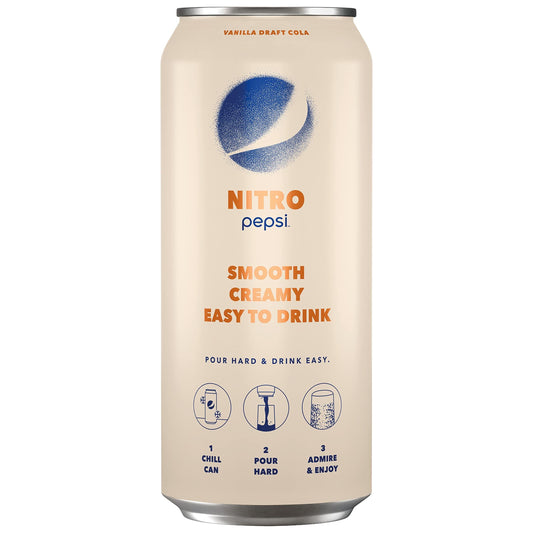 Nitro Pepsi Vanilla Draft Cola - Extreme Snacks