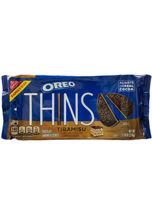 Oreo Thins Tiramisu Family Size 11.78OZ - Extreme Snacks