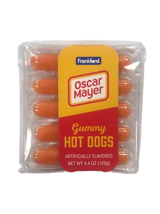 Oscar Mayer Gummy Hot Dogs 4.4OZ - Extreme Snacks